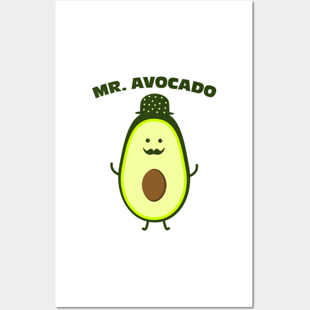 Mister Acocado Wall Art by spontania